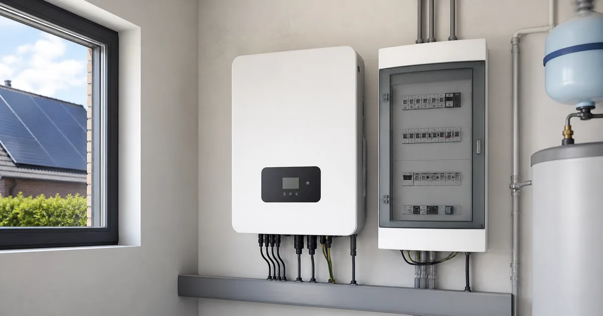omvormer zonnepanelen uitgelegd met panelen, omvormer, opbrengst en installatieadvies voor België