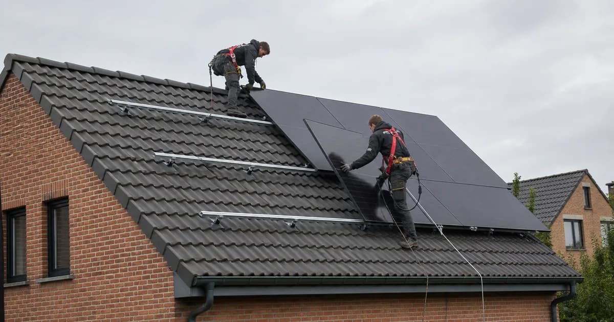 zonnepanelen plaatsen uitgelegd met panelen, omvormer, opbrengst en installatieadvies voor België