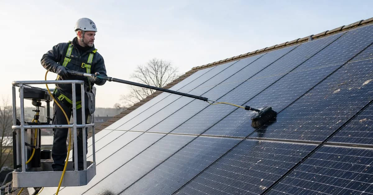 zonnepanelen reinigen uitgelegd met panelen, omvormer, opbrengst en installatieadvies voor België